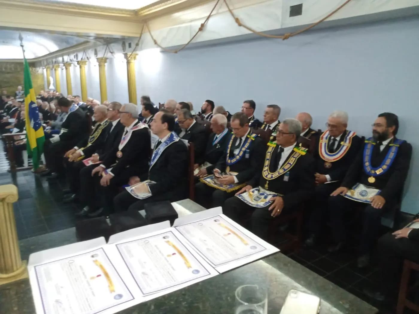 Registro fotográfico: SESSÃO MAGNA PÚBLICA CONJUNTA (GOB/RN, GLERN E GORN), ALUSIVA AO DIA DO MAÇOM/2023.