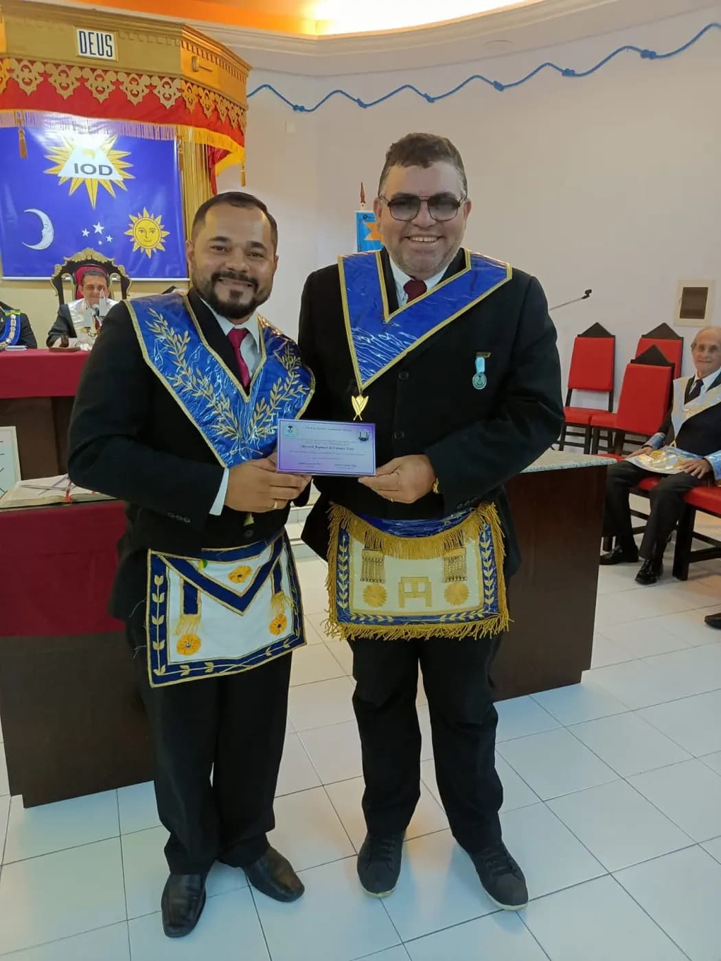 Registro fotográfico: SESSÃO MAGNA PÚBLICA ALUSIVA A 13º ANO DE FUNDAÇÃO DA ARLS UNIVERSITÁRIA MÁRIO VILAR DE MELO, Nº 4.085, ORIENTE DE NATAL/RN
