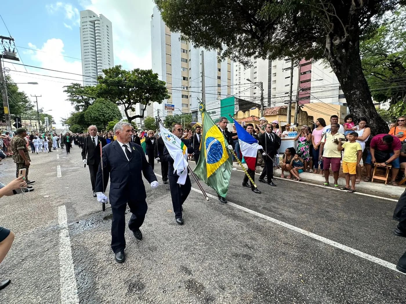 Registro fotográfico: PARTICIPAÇÃO DA FAMÍLIA GOB/RN NO DESFILE DA INDEPENDÊNCIA DO BRASIL