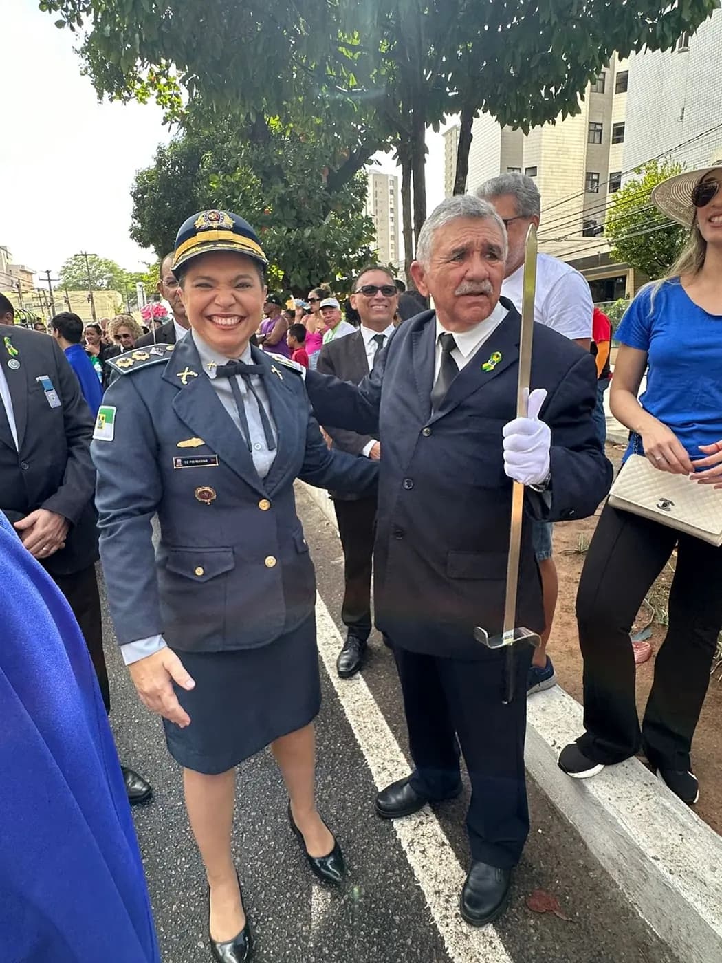 Registro fotográfico: PARTICIPAÇÃO DA FAMÍLIA GOB/RN NO DESFILE DA INDEPENDÊNCIA DO BRASIL