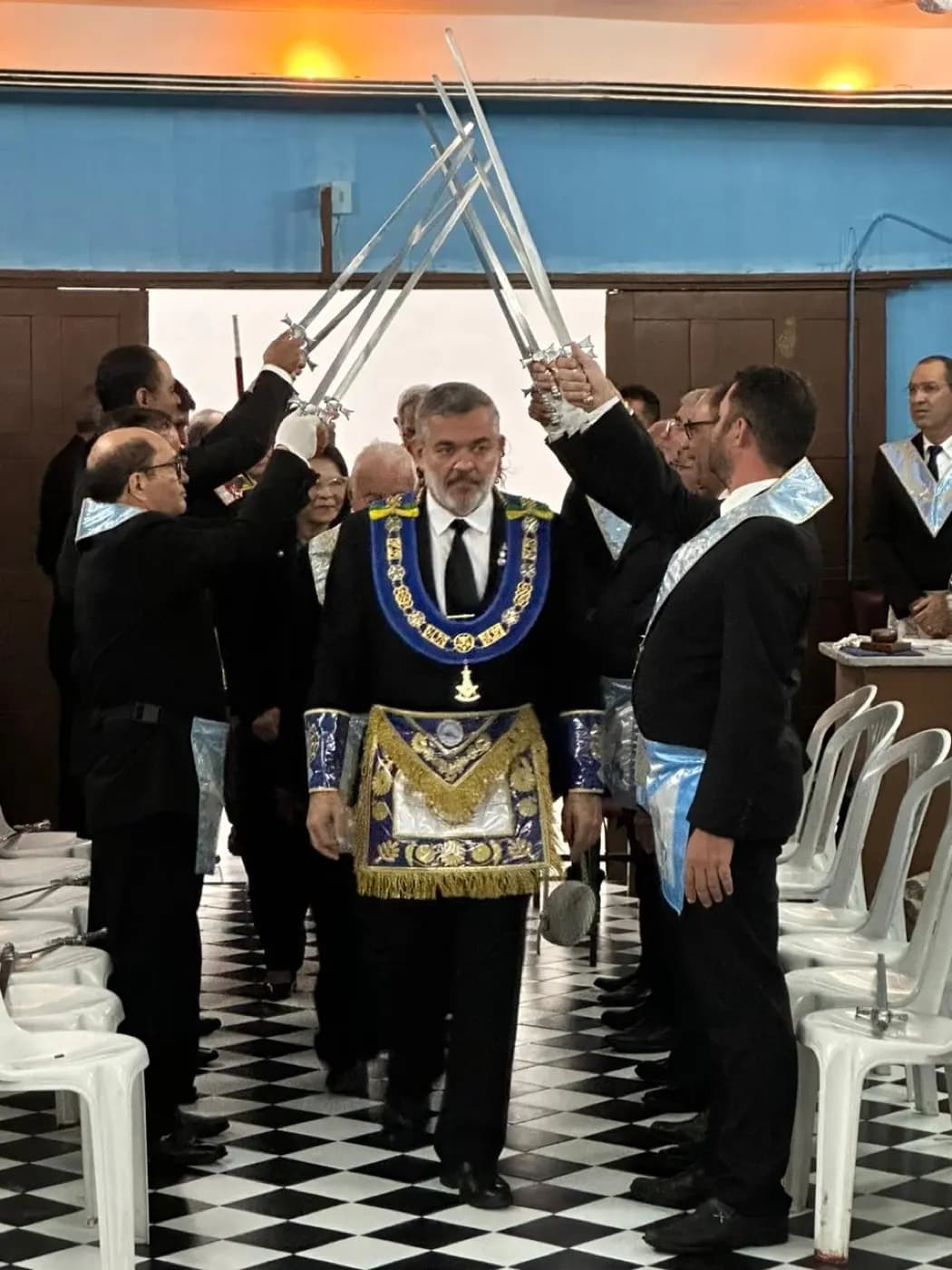 Registro fotográfico: SESSÃO MAGNA PÚBLICA ALUSIVA AO 59º ANO DE FUNDAÇÃO DA ARLS TRAMPOLIM DA VITÓRIA, Nº 1.606, ORIENTE DE NATAL/RN