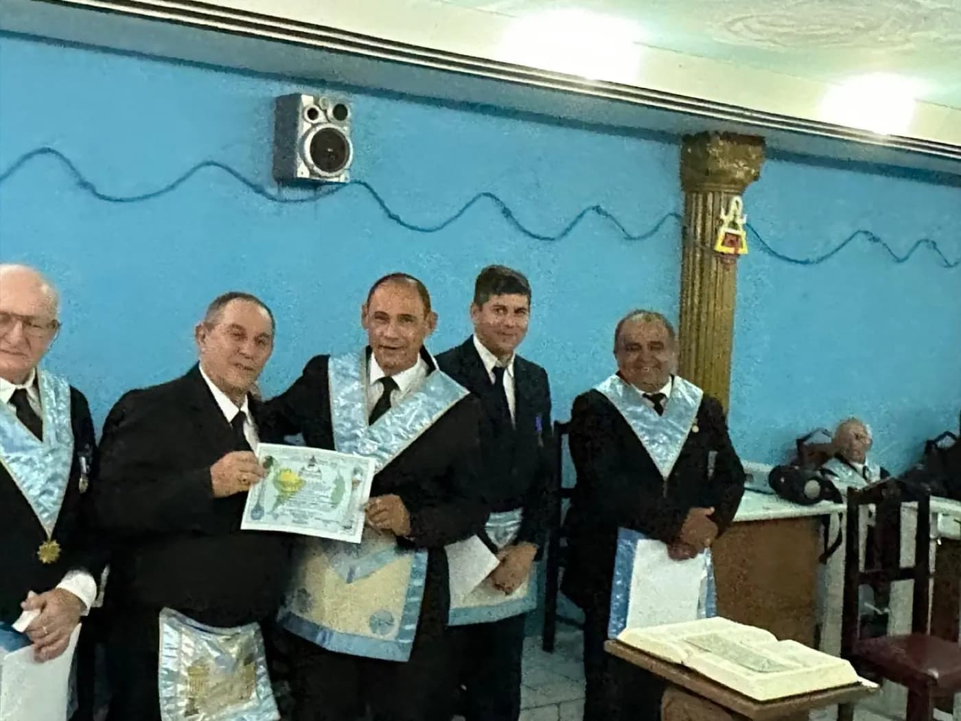 Registro fotográfico: SESSÃO MAGNA PÚBLICA ALUSIVA AO 59º ANO DE FUNDAÇÃO DA ARLS TRAMPOLIM DA VITÓRIA, Nº 1.606, ORIENTE DE NATAL/RN