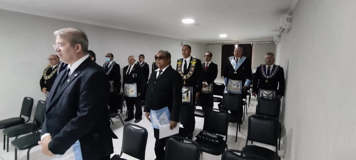 Registro fotográfico: CERIMÔNIA DE POSSE DOS MEMBROS DOS TRIBUNAIS MAÇÔNICOS E DO PROCURADOR-GERAL ESTADUAL MAÇÔNICO DO GOB/RN