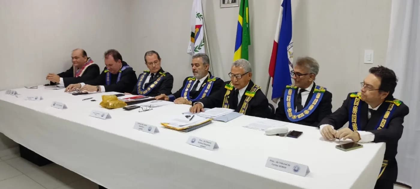 Registro fotográfico: CERIMÔNIA DE POSSE DOS MEMBROS DOS TRIBUNAIS MAÇÔNICOS E DO PROCURADOR-GERAL ESTADUAL MAÇÔNICO DO GOB/RN