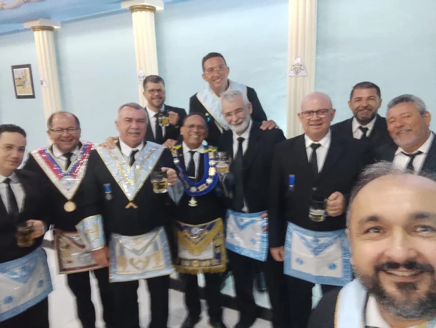 Registro fotográfico: PARTICIPAÇÃO DO GRÃO-MESTRE ADJUNTO DO GOB/RN NO BANQUETE RITUALÍSTICO PROMOVIDO PELA ARLS AMÂNCIO DANTAS Nº 3.071, ORIENTE DE MOSSORÓ/RN