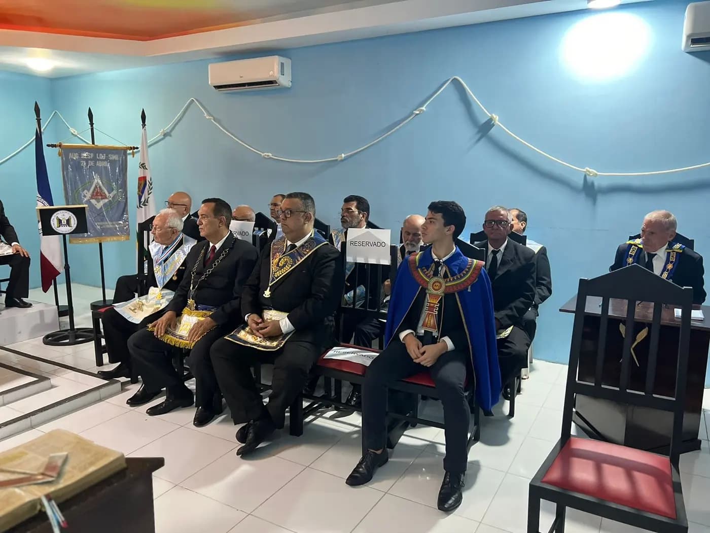 Registro fotográfico: SESSÃO MAGNA PÚBLICA DE ABERTURA DO ANO MAÇÔNICO GOB.RN