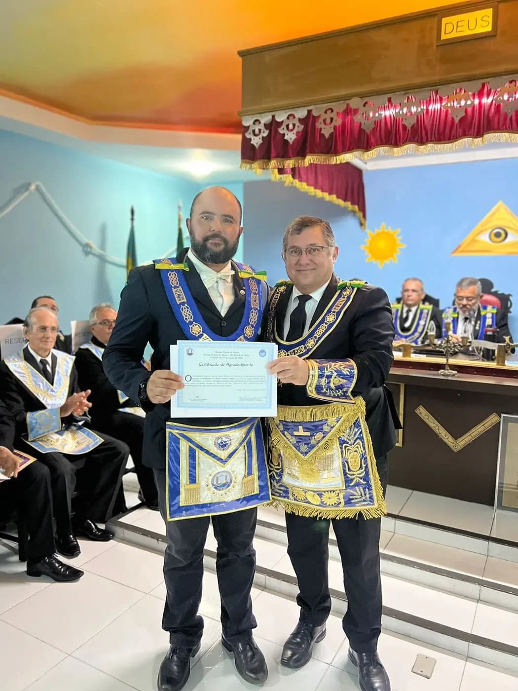 Registro fotográfico: SESSÃO MAGNA PÚBLICA DE ABERTURA DO ANO MAÇÔNICO GOB.RN