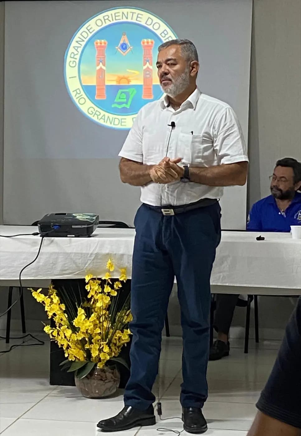 Registro fotográfico: 1ª PLENÁRIA – ESCOLA DE LIDERANÇAS MAÇÔNICAS