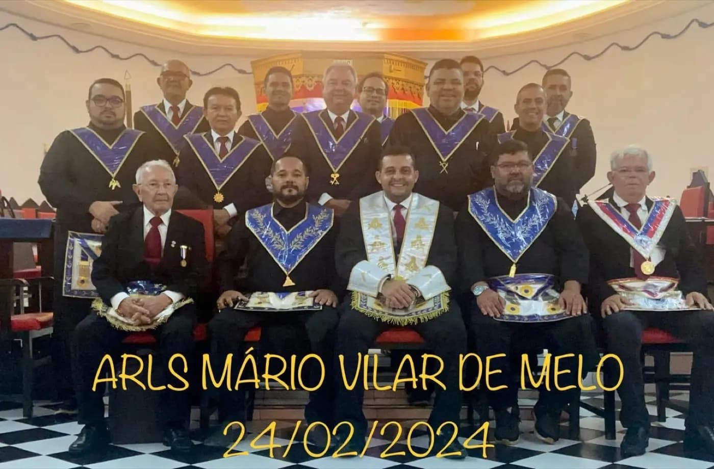 Registro fotográfico: RETORNO ÀS ATIVIDADES MAÇÔNICAS DO ANO DE 2024 – LOJA MAÇÔNICA UNIVERSITÁRIA MÁRIO VILAR DE MELO Nº 4.085, ORIENTE DE NATAL/RN.