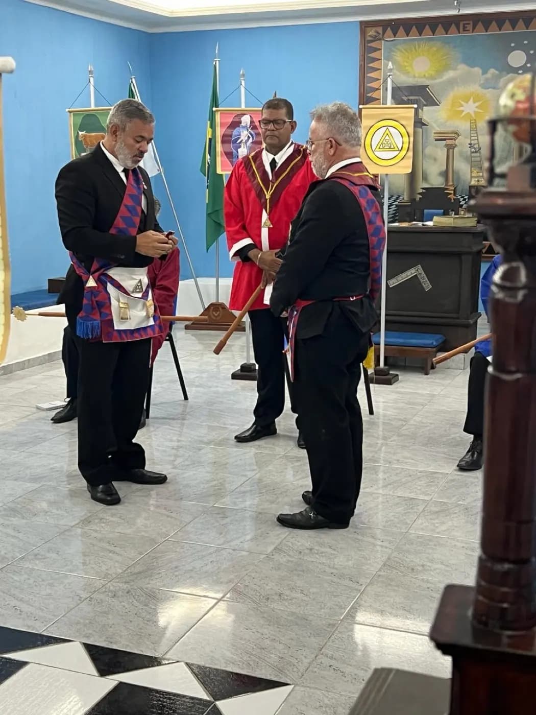 Registro fotográfico: PARTICIPAÇÃO DO GRÃO-MESTRE DO GOB/RN NA 1ª SESSÃO ORDINÁRIA DE 2024 DO SAGRADO ARCO REAL DE JERUSALÉM – CAPÍTULO SÃO MIGUEL ARCANJO Nº 94 – JURISDICIONADO AO SGCMSARB GOB.