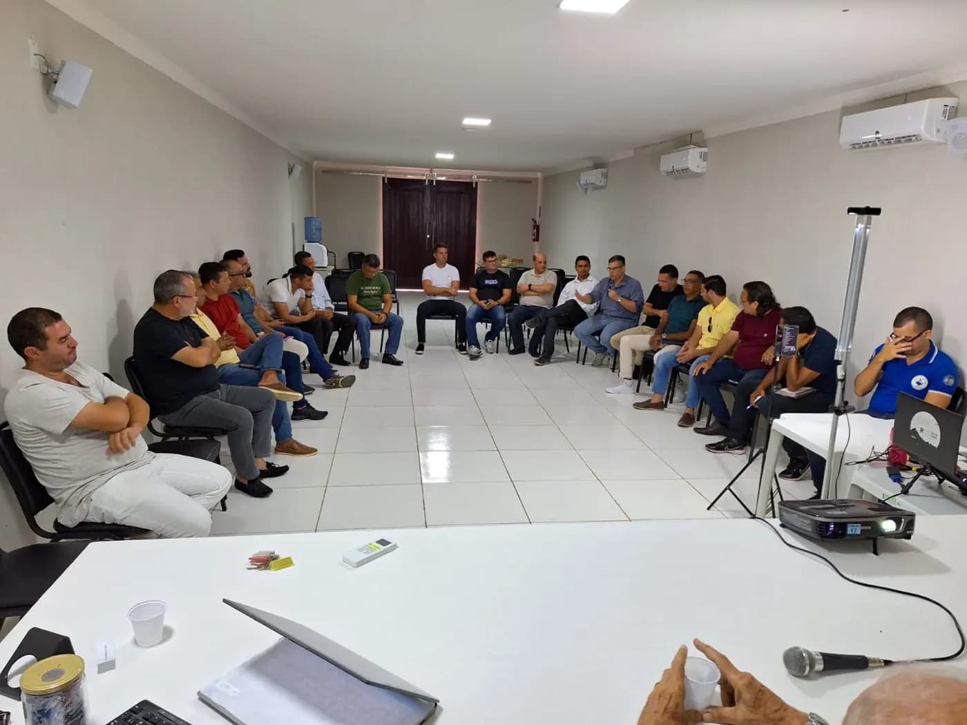 Registro fotográfico: SEGUNDO BATE-PAPO COM APRENDIZES MAÇONS