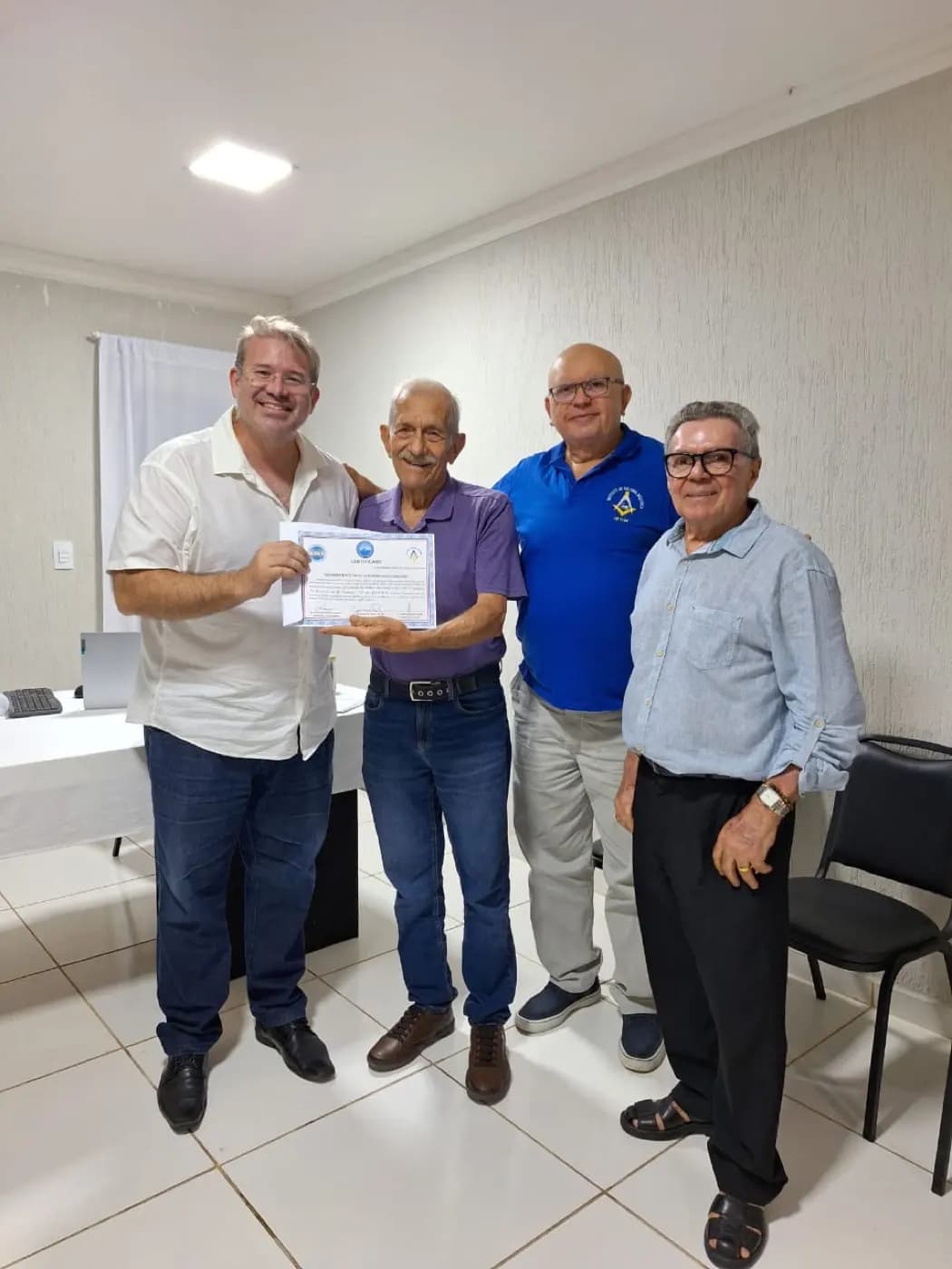 Registro fotográfico: SEGUNDO BATE-PAPO COM APRENDIZES MAÇONS