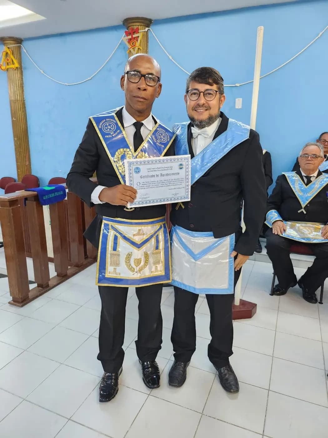 Registro fotográfico: PARTICIPAÇÃO DO GRÃO-MESTRE DO GOB/RN NA SESSÃO MAGNA PÚBLICA ALUSIVA AO 13º ANO DE FUNDAÇÃO DA ARLS UNIVERSITÁRIA ESTRELA NATALENSE, Nº 2.144, ORIENTE DE PARNAMIRIM/RN