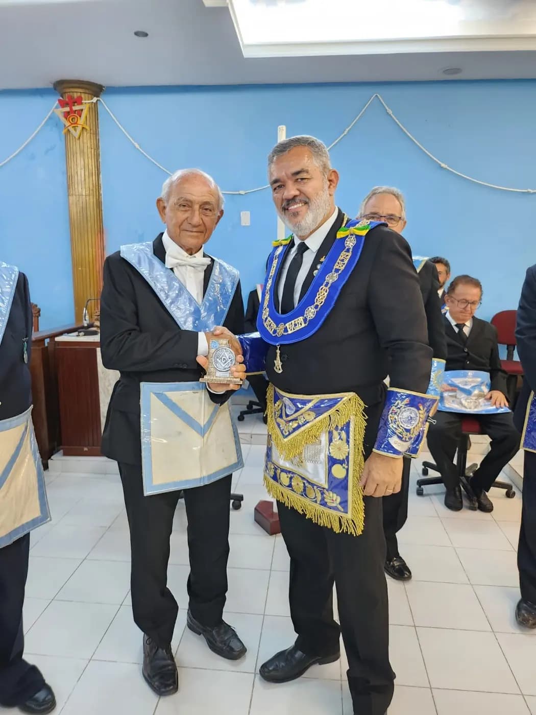 Registro fotográfico: PARTICIPAÇÃO DO GRÃO-MESTRE DO GOB/RN NA SESSÃO MAGNA PÚBLICA ALUSIVA AO 13º ANO DE FUNDAÇÃO DA ARLS UNIVERSITÁRIA ESTRELA NATALENSE, Nº 2.144, ORIENTE DE PARNAMIRIM/RN