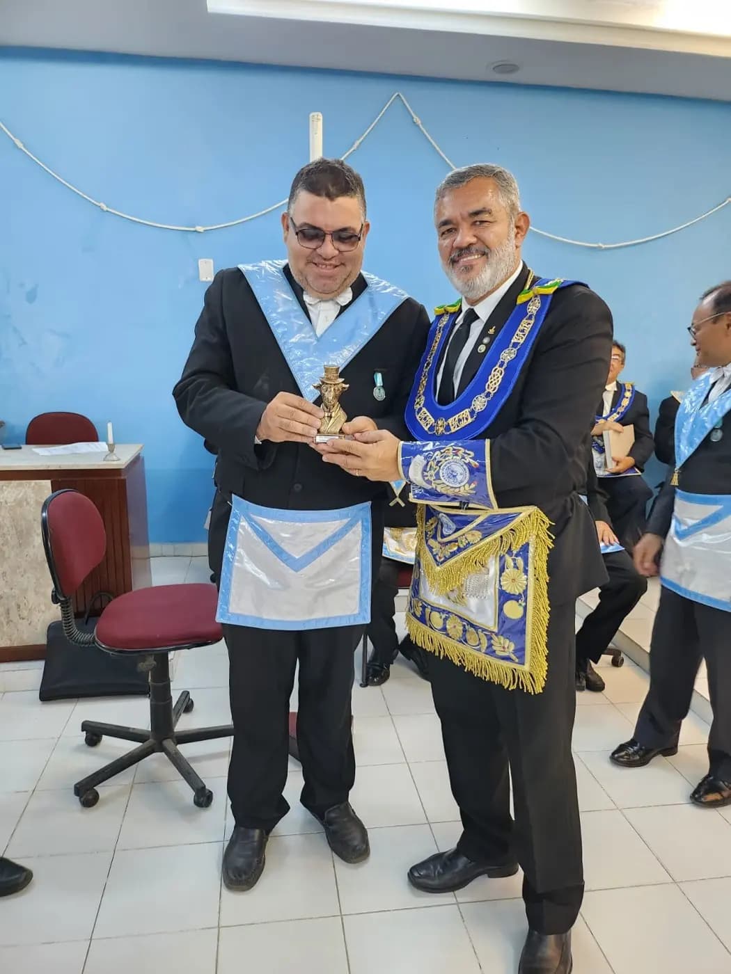 Registro fotográfico: PARTICIPAÇÃO DO GRÃO-MESTRE DO GOB/RN NA SESSÃO MAGNA PÚBLICA ALUSIVA AO 13º ANO DE FUNDAÇÃO DA ARLS UNIVERSITÁRIA ESTRELA NATALENSE, Nº 2.144, ORIENTE DE PARNAMIRIM/RN