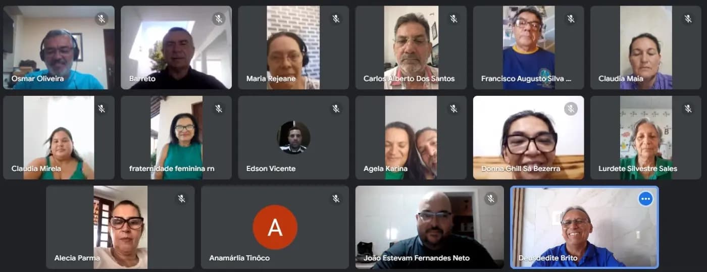 Registro fotográfico: 1ª REUNIÃO VIRTUAL PREPARATÓRIA PARA A AÇÃO FILANTRÓPICA ESTADUAL COORDENADA PELO GOB/RN, A SER REALIZADA NO DIA 27/04/2024 – CAMPANHA SAÚDE FÍSICA E MENTAL, AUTOCUIDADOS E BEM-ESTAR.