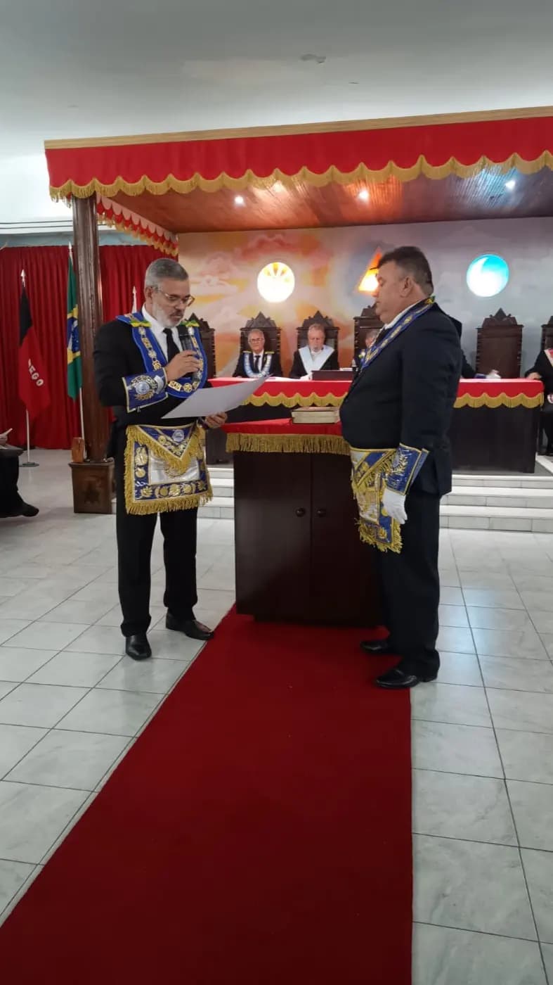Registro fotográfico: PARTICIPAÇÃO DO GRÃO-MESTRE DO GOB/RN E COMITIVA NA SESSÃO MAGNA DE POSSE DO GRÃO-MESTRE E DO GRÃO-MESTRE ADJUNTO DO GOB/PB.