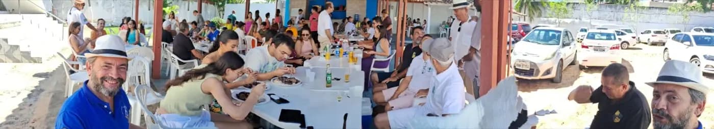 Registro fotográfico: VII FEIJOADA ORGANIZADA PELO NÚCLEO ALFA UNIÃO NATALENSE N°42, DA AÇÃO PARAMAÇÔNICA JUVENIL – VII APJOADA.