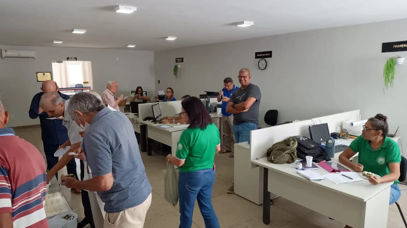 Registro fotográfico: CAFÉ DA MANHÃ NO GRANDE ORIENTE DO BRASIL – RIO GRANDE DO NORTE (GOB/RN), OEFERECIDO PELA ARLS DR. PEDRO GERMANO COSTA Nº 2.349, ORIENTE DE NATAL/RN.