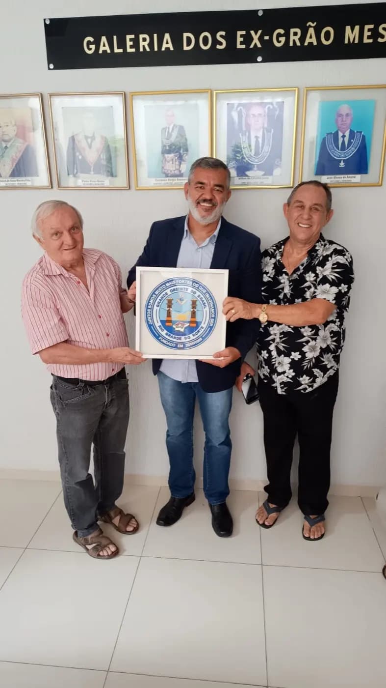 Registro fotográfico: HOMENAGEM AO GRANDE ORIENTE DO BRASIL – RIO GRANDE DO NORTE (GOB/RN).