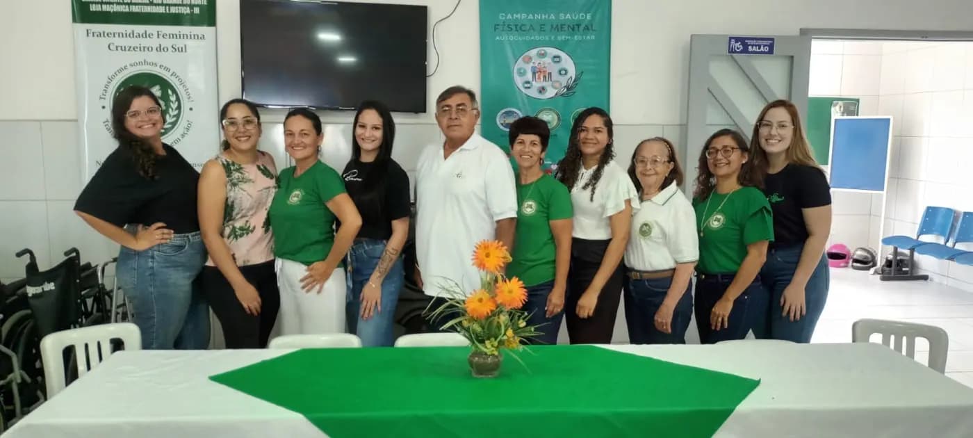 Registro fotográfico: “CAMPANHA SAÚDE FÍSICA E MENTAL, AUTOCUIDADOS E BEM-ESTAR” REALIZADA PELAS LOJAS JURISDICIONADAS AO GOB/RN.