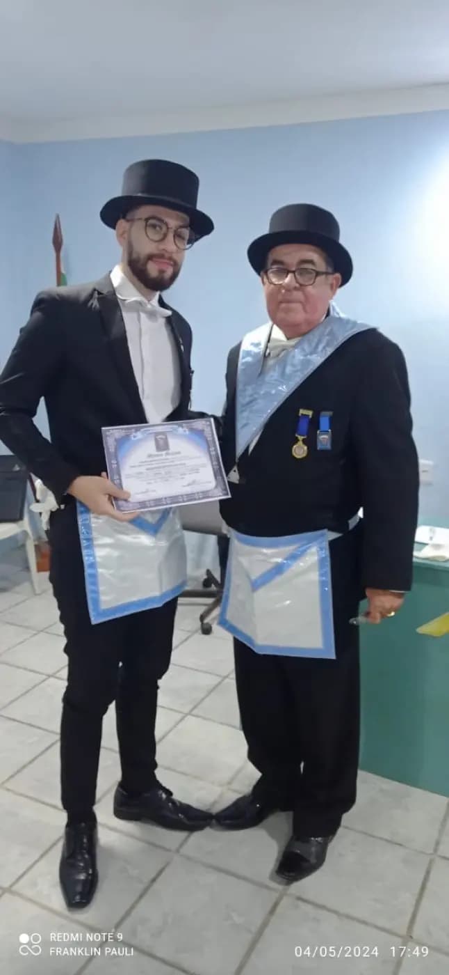 Registro fotográfico: SESSÃO MAGNA NO GRAU DE APRENDIZ DO RITO SCHRÖDER – ARLS LUIZ GONZAGA DO NASCIMENTO Nº 4.567, ORIENTE DE SANTA MARIA/RN.