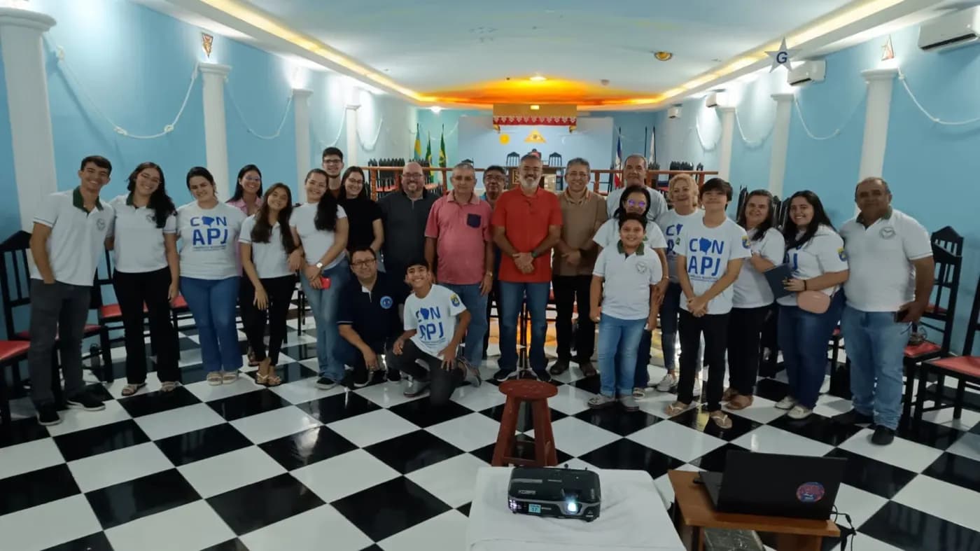 Registro fotográfico: PARTICIPAÇÃO DO GRÃO-MESTRE DO GOB/RN NA 2ª REUNIÃO DE PLANEJAMENTO DA EQUIPE ORGANIZADORA DO “V CONGRESSO NORDESTINO DA AÇÃO PARAMAÇÔNICA JUVENIL (V CONAPJ)”.