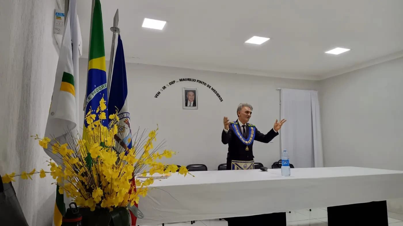 Registro fotográfico: PARTICIPAÇÃO DO GRÃO-MESTRE DO GOB-RN NO ATO DE DIPLOMAÇÃO DE ELEITOS REALIZADO PELO TRIBUNAL ELEITORAL ESTADUAL MAÇÔNICO DO GOB-RN.
