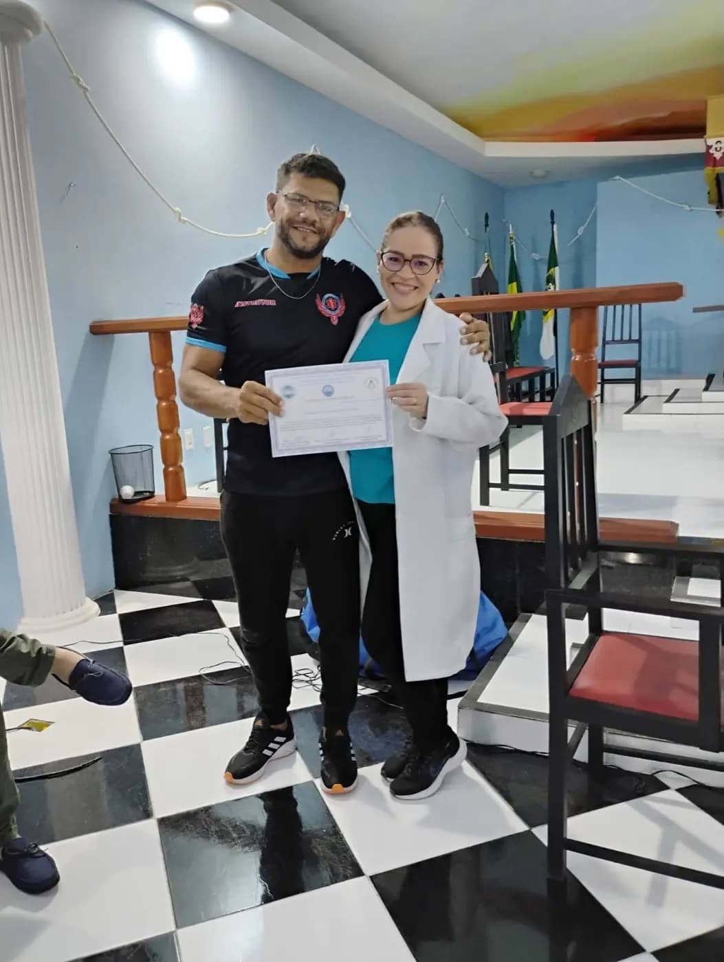Registro fotográfico: 1ª OFICINA DE PRIMEIROS SOCORROS.