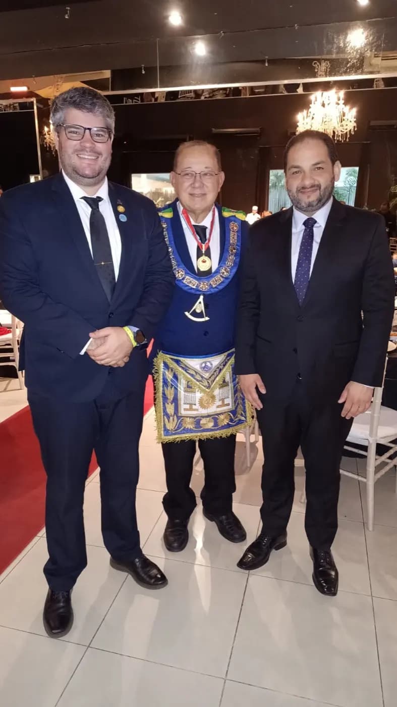 Registro fotográfico: PARTICIPAÇÃO DO GRÃO-MESTRE DO GOB/RN E CONVIDADOS NA 122ª ASSEMBLEIA GERAL ORDINÁRIA DA COMAB, REALIZADA EM NATAL/RN.