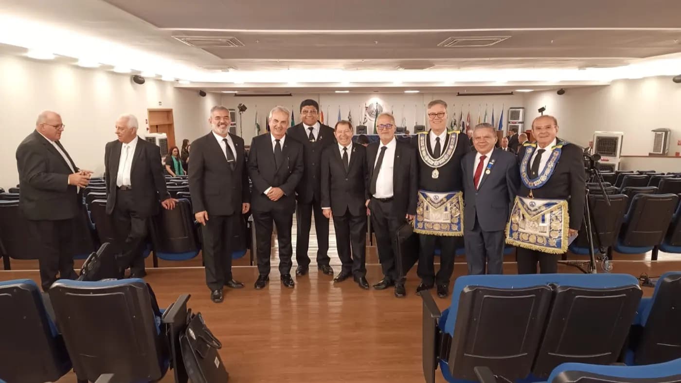 Registro fotográfico: PARTICIPAÇÃO DO GRÃO-MESTRE DO GOB/RN E COMITIVA NA SUPREMA CONGREGAÇÃO/2024 DO GOB E NA SESSÃO SOLENE DO CONGRESSO NACIONAL, EM HOMENAGEM AO DIA DO MAÇOM.