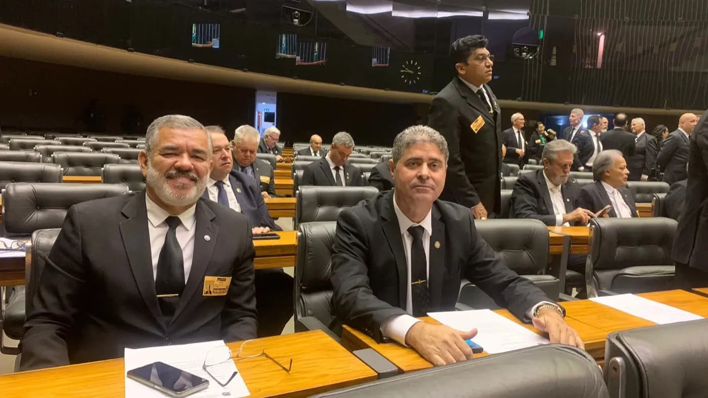 Registro fotográfico: PARTICIPAÇÃO DO GRÃO-MESTRE DO GOB/RN E COMITIVA NA SUPREMA CONGREGAÇÃO/2024 DO GOB E NA SESSÃO SOLENE DO CONGRESSO NACIONAL, EM HOMENAGEM AO DIA DO MAÇOM.