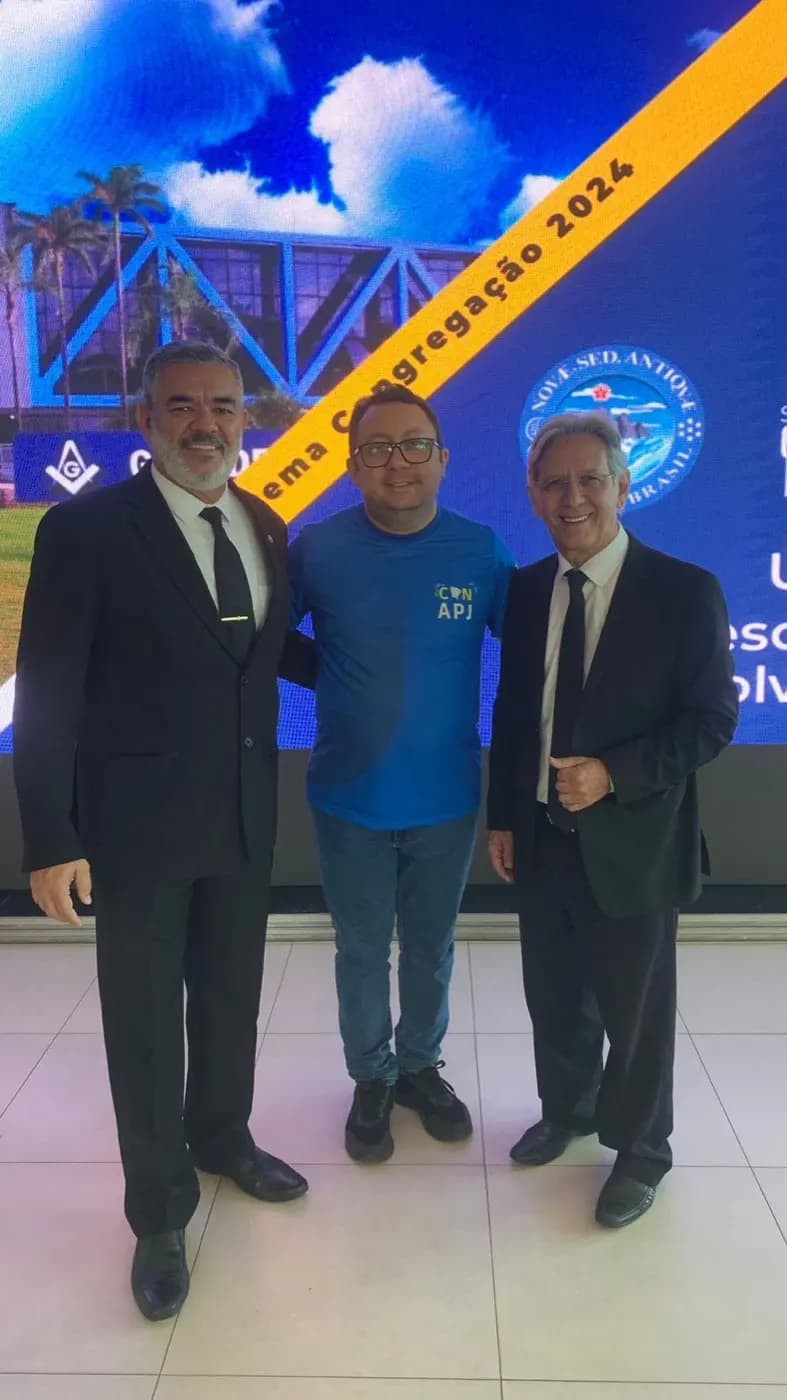 Registro fotográfico: PARTICIPAÇÃO DO GRÃO-MESTRE DO GOB/RN E COMITIVA NA SUPREMA CONGREGAÇÃO/2024 DO GOB E NA SESSÃO SOLENE DO CONGRESSO NACIONAL, EM HOMENAGEM AO DIA DO MAÇOM.