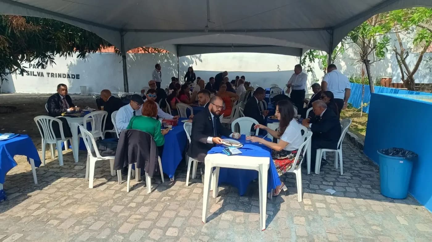 Registro fotográfico: SESSÃO MAGNA PÚBLICA EM CONJUNTO DAS TRÊS POTÊNCIAS MAÇÔNICAS REGULARES DO RIO GRANDE DO NORTE (GOB/RN, GLERN E GORN), ALUSIVA AO DIA DO MAÇOM/2024.
