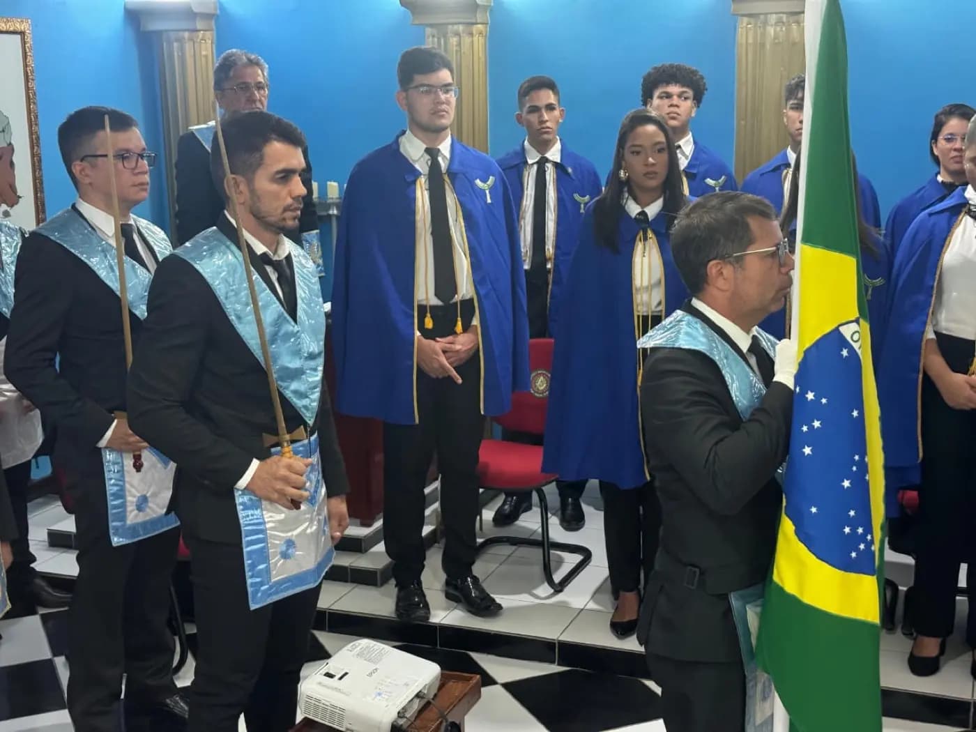 Registro fotográfico: SESSÃO MAGNA PÚBLICA ALUSIVA AO 53º ANO DE FUNDAÇÃO DA ARLS UNIÃO E TRABALHO IV – Nº 1838, ORIENTE DE SANTA CRUZ/RN.