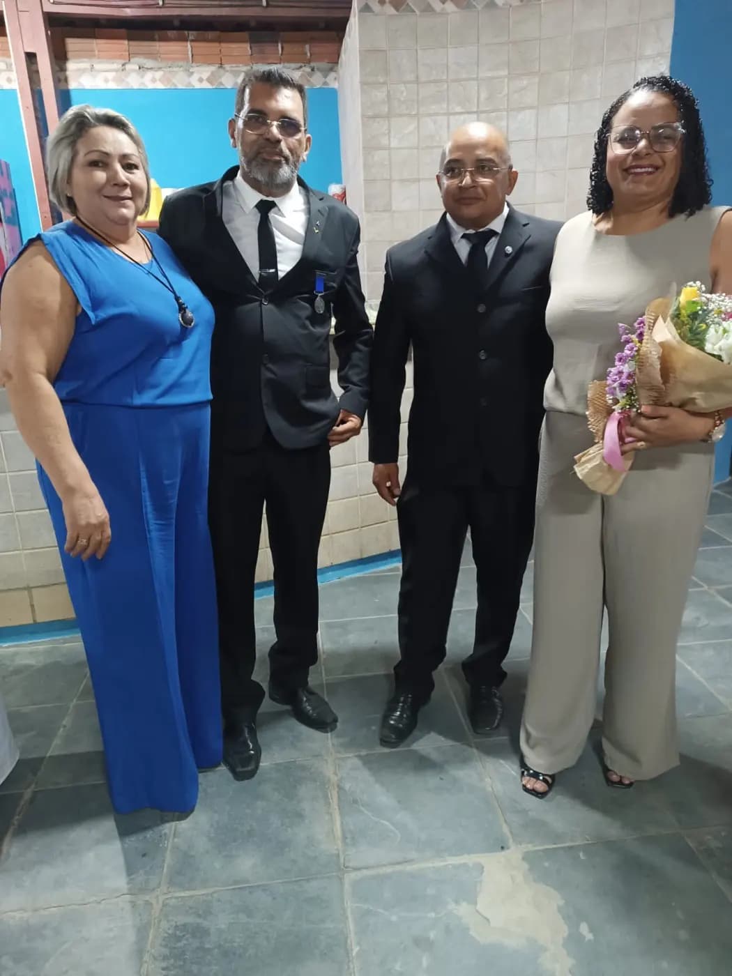 Registro fotográfico: PARTICIPAÇÃO DO GRÃO-MESTRE DO GOB/RN NA SESSÃO MAGNA DE INICIAÇÃO REALIZADA PELA LOJA MAÇÔNICA MONTEIRO LOBATO N° 4.162, ORIENTE DE PARNAMIRIM/RN.