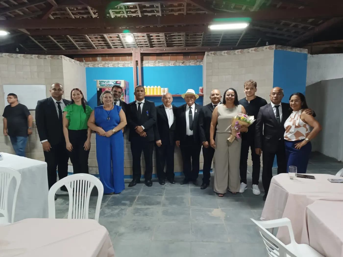 Registro fotográfico: PARTICIPAÇÃO DO GRÃO-MESTRE DO GOB/RN NA SESSÃO MAGNA DE INICIAÇÃO REALIZADA PELA LOJA MAÇÔNICA MONTEIRO LOBATO N° 4.162, ORIENTE DE PARNAMIRIM/RN.