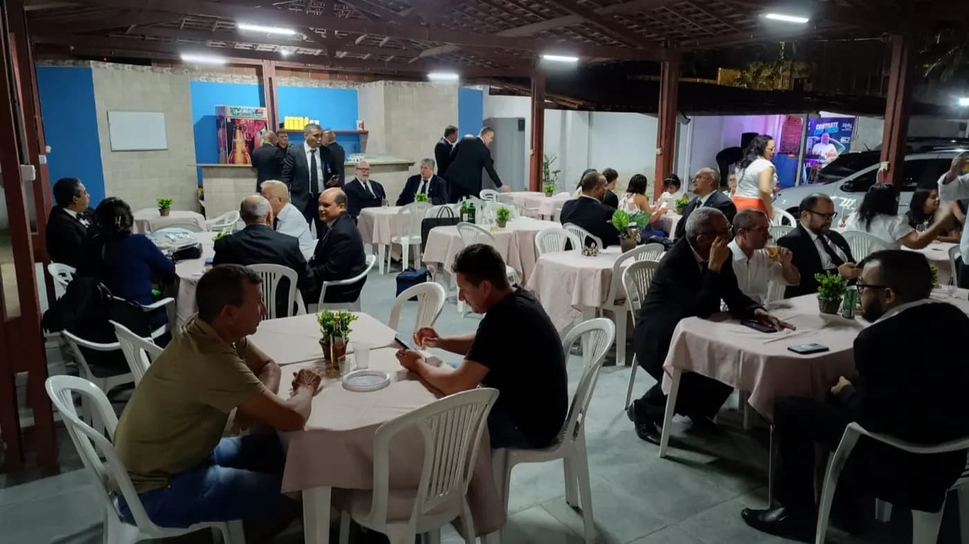 Registro fotográfico: PARTICIPAÇÃO DO GRÃO-MESTRE DO GOB/RN NA SESSÃO MAGNA DE INICIAÇÃO REALIZADA PELA LOJA MAÇÔNICA MONTEIRO LOBATO N° 4.162, ORIENTE DE PARNAMIRIM/RN.