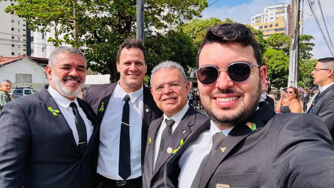 Registro fotográfico: PARTICIPAÇÃO DA FAMÍLIA GOB/RN NO DESFILE DA INDEPENDÊNCIA DO BRASIL 2024.