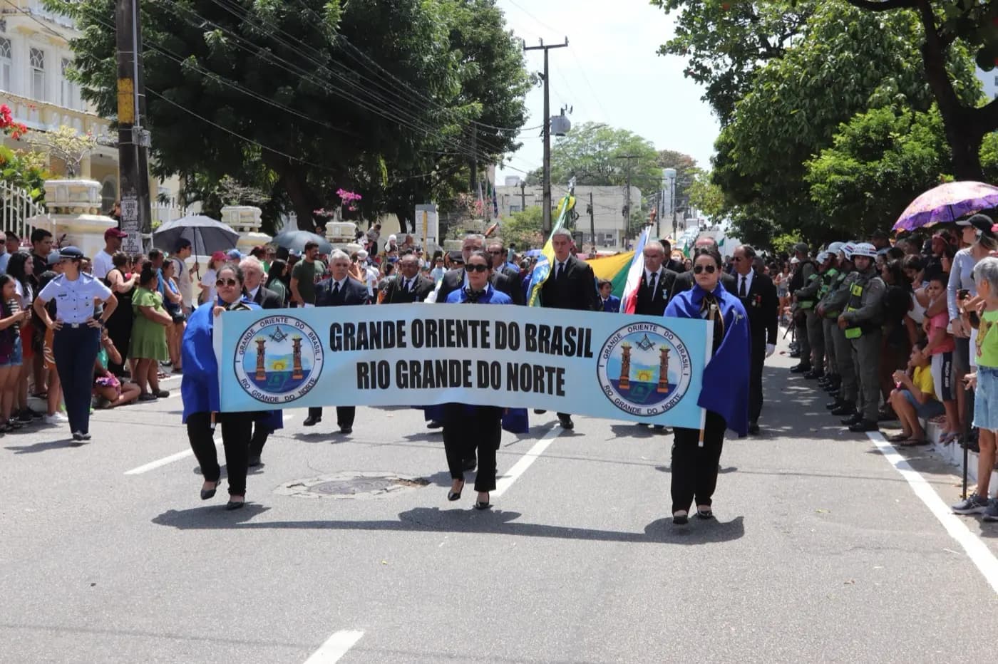 Registro fotográfico: PARTICIPAÇÃO DA FAMÍLIA GOB/RN NO DESFILE DA INDEPENDÊNCIA DO BRASIL 2024.