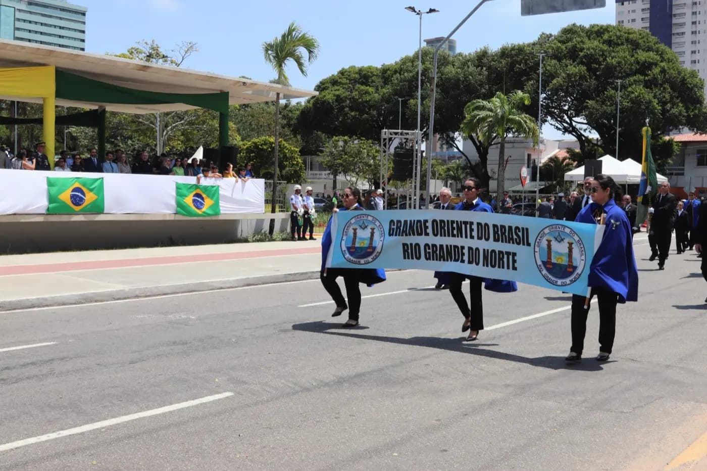 Registro fotográfico: PARTICIPAÇÃO DA FAMÍLIA GOB/RN NO DESFILE DA INDEPENDÊNCIA DO BRASIL 2024.