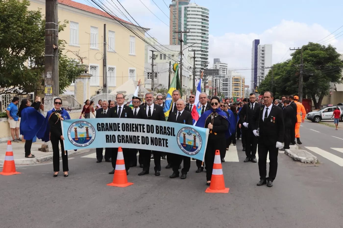 Registro fotográfico: PARTICIPAÇÃO DA FAMÍLIA GOB/RN NO DESFILE DA INDEPENDÊNCIA DO BRASIL 2024.