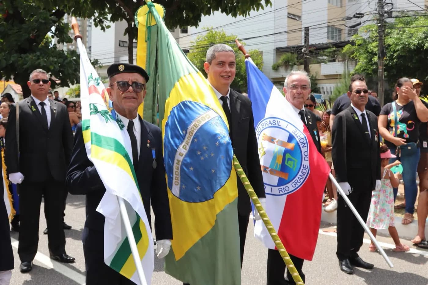 Registro fotográfico: PARTICIPAÇÃO DA FAMÍLIA GOB/RN NO DESFILE DA INDEPENDÊNCIA DO BRASIL 2024.