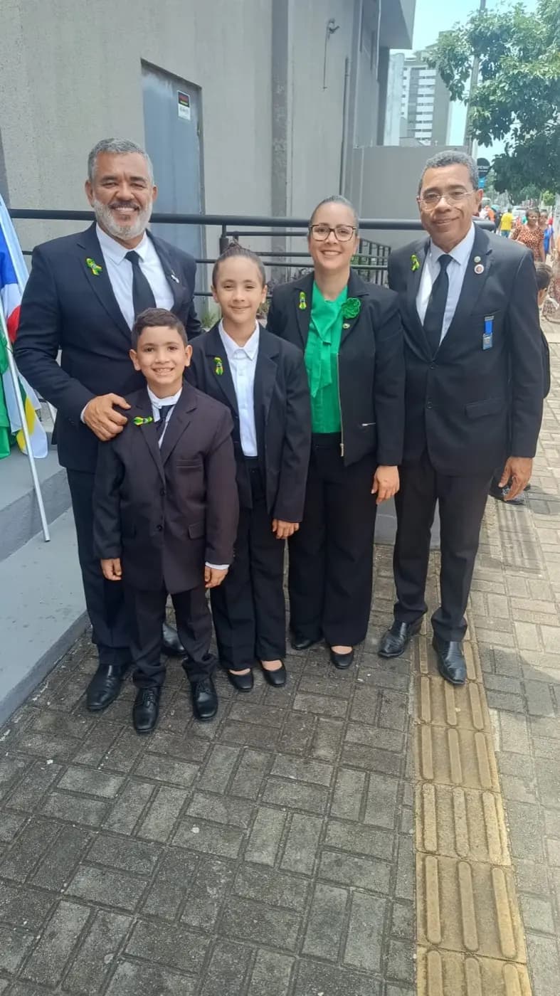 Registro fotográfico: PARTICIPAÇÃO DA FAMÍLIA GOB/RN NO DESFILE DA INDEPENDÊNCIA DO BRASIL 2024.