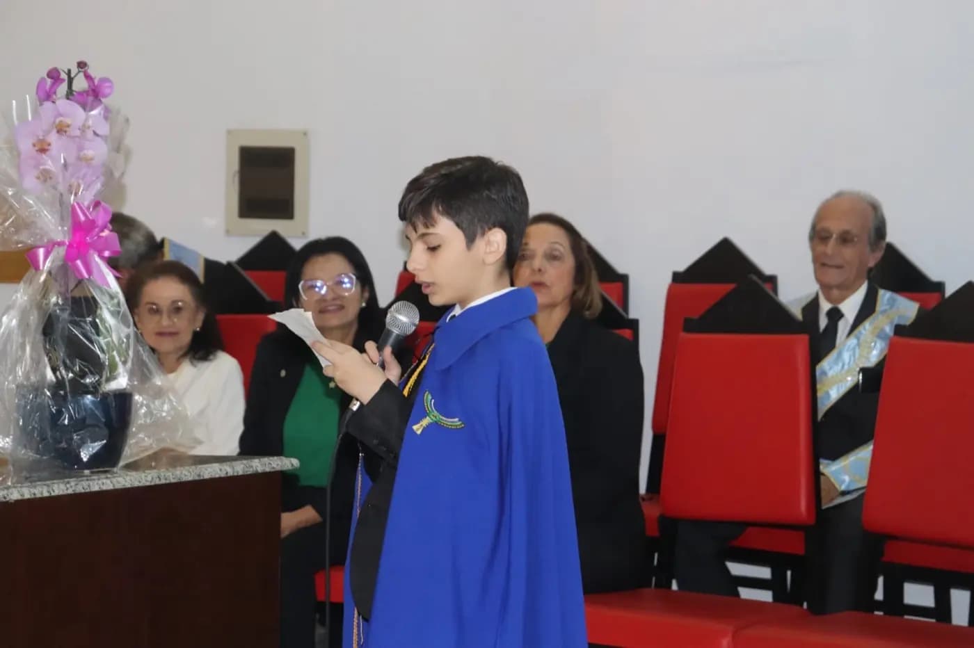 Registro fotográfico: PARTICIPAÇÃO DO GRÃO-MESTRE DO GOB/RN NA SESSÃO MAGNA PÚBLICA ALUSIVA AO 52º ANO DE FUNDAÇÃO DA LOJA MAÇÔNICA DR. PEDRO GERMANO COSTA N° 2.349, ORIENTE DE NATAL/RN.