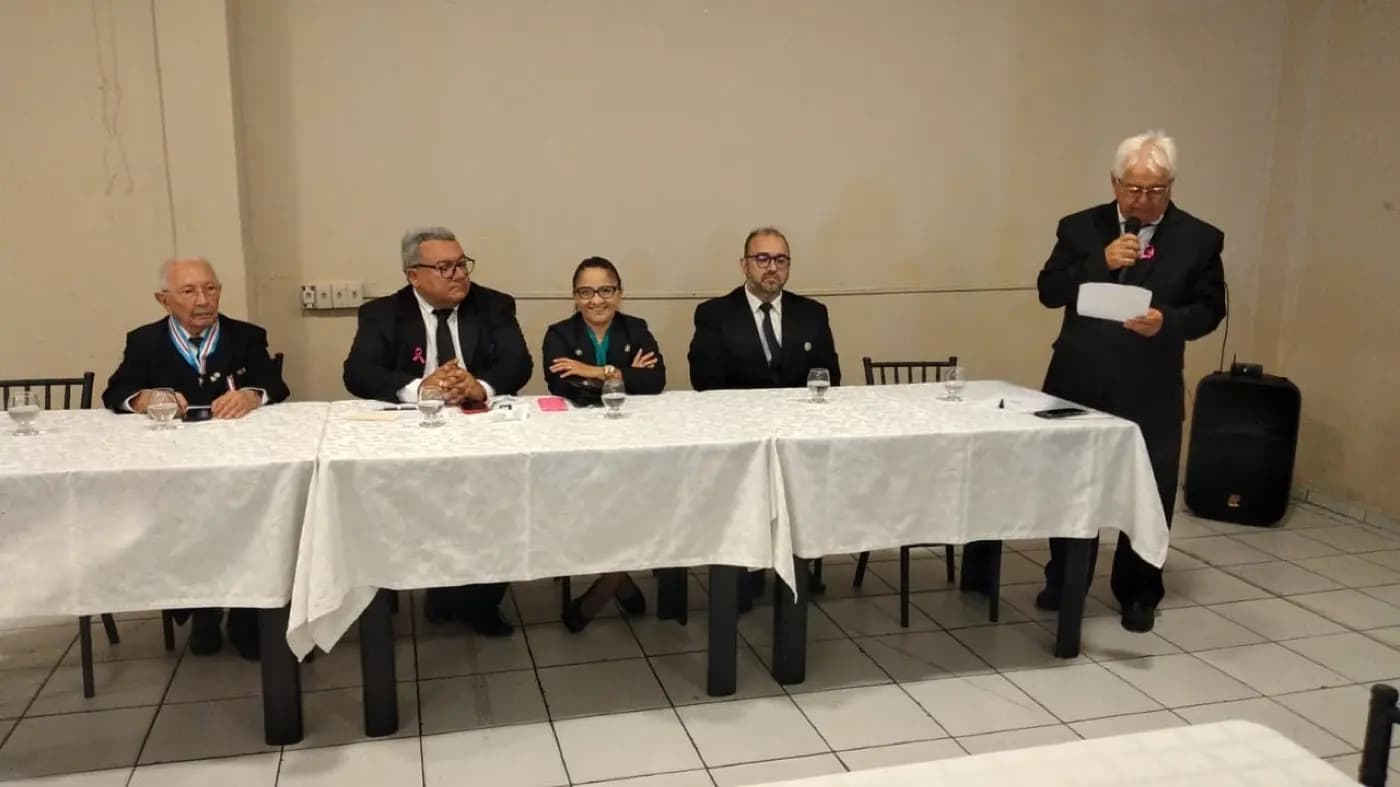 Registro fotográfico: ATO ALUSIVO AO 65º ANO DE FUNDAÇÃO DA LOJA MAÇÔNICA TRABALHO E FRATERNIDADE Nº 1518, ORIENTE DE CAICÓ/RN.