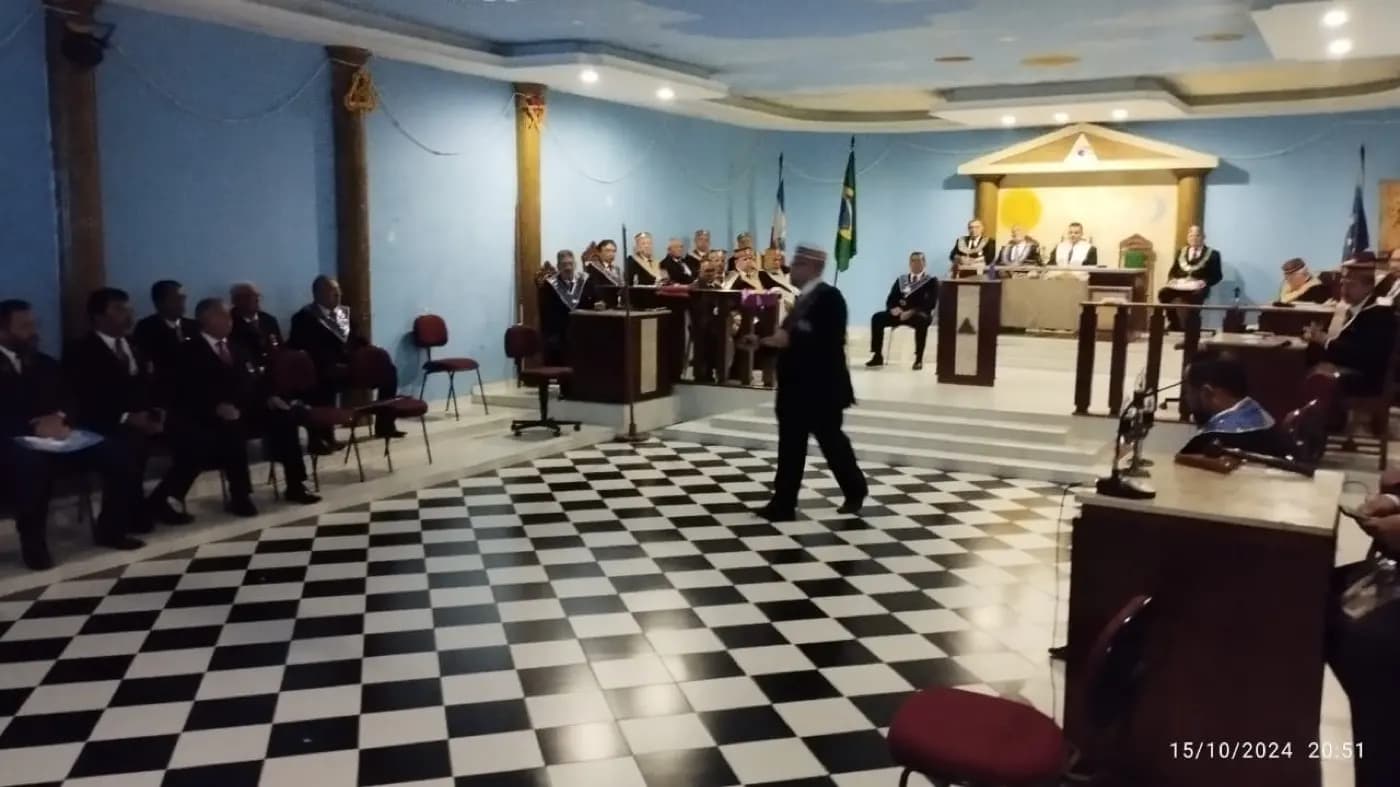 Registro fotográfico: PALESTRA REALIZADA PELO SUPREMO CONCLAVE DO BRASIL CONJUNTAMENTE COM A 1ª DELEGACIA LITÚRGICA DO RITO BRASILEIRO – RIO GRANDE DO NORTE.