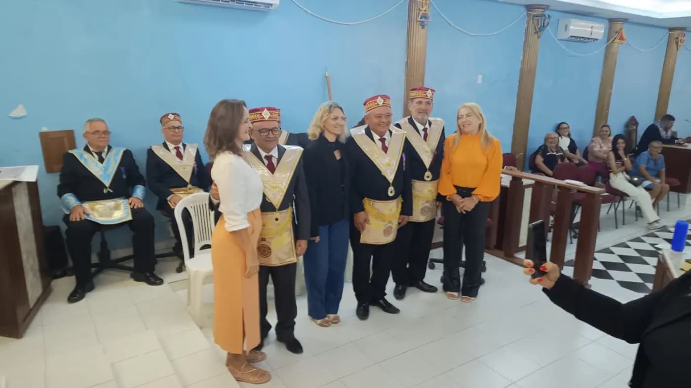 Registro fotográfico: PALESTRA REALIZADA PELO SUPREMO CONCLAVE DO BRASIL CONJUNTAMENTE COM A 1ª DELEGACIA LITÚRGICA DO RITO BRASILEIRO – RIO GRANDE DO NORTE.