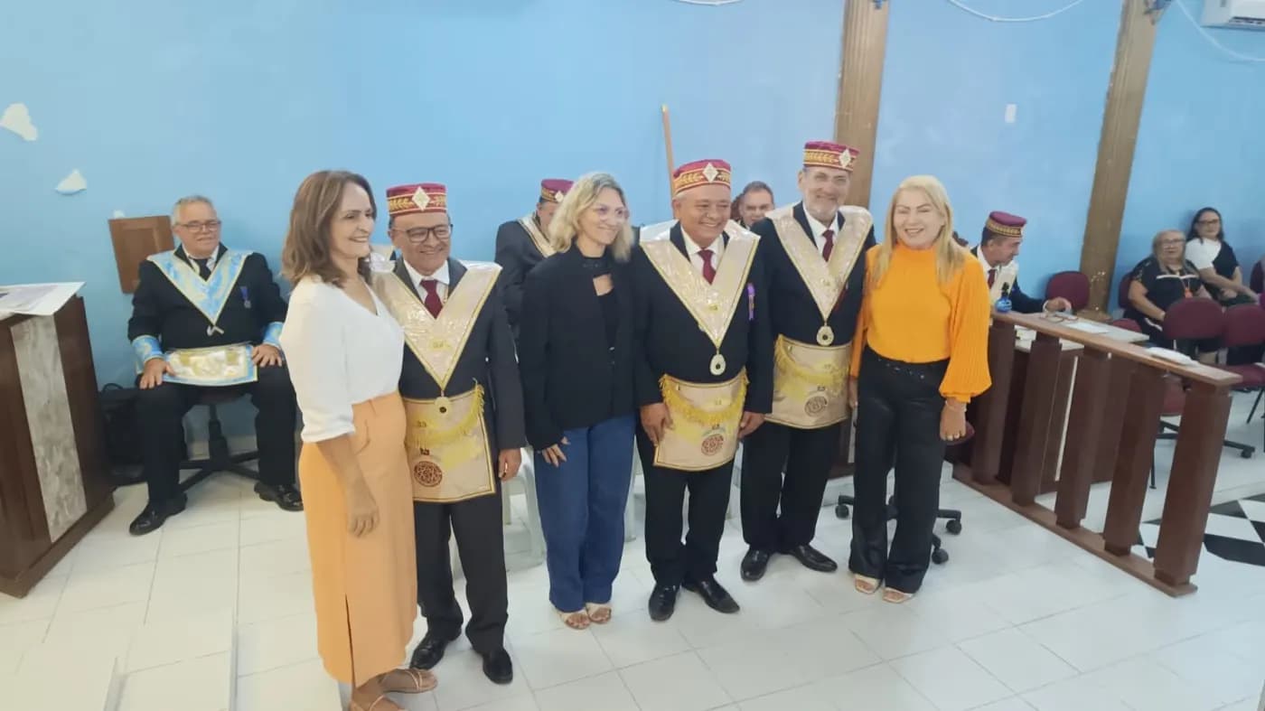 Registro fotográfico: PALESTRA REALIZADA PELO SUPREMO CONCLAVE DO BRASIL CONJUNTAMENTE COM A 1ª DELEGACIA LITÚRGICA DO RITO BRASILEIRO – RIO GRANDE DO NORTE.