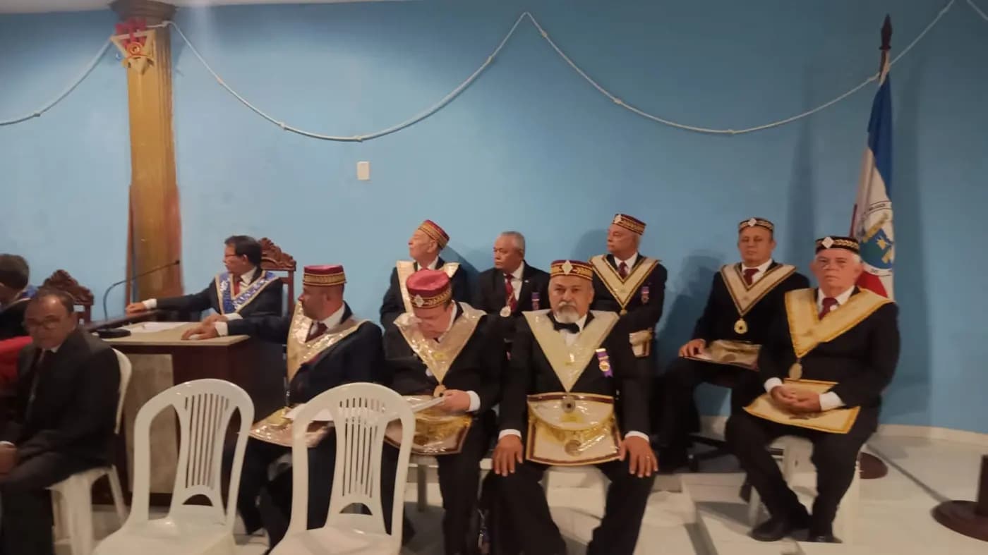 Registro fotográfico: PALESTRA REALIZADA PELO SUPREMO CONCLAVE DO BRASIL CONJUNTAMENTE COM A 1ª DELEGACIA LITÚRGICA DO RITO BRASILEIRO – RIO GRANDE DO NORTE.